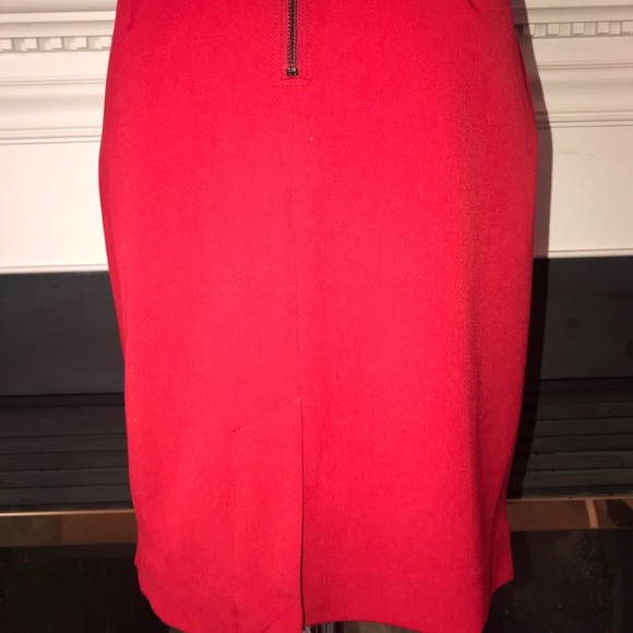 Forever 21 Spaghetti Strap Red Sweetheart Dress - Picture 8 of 8